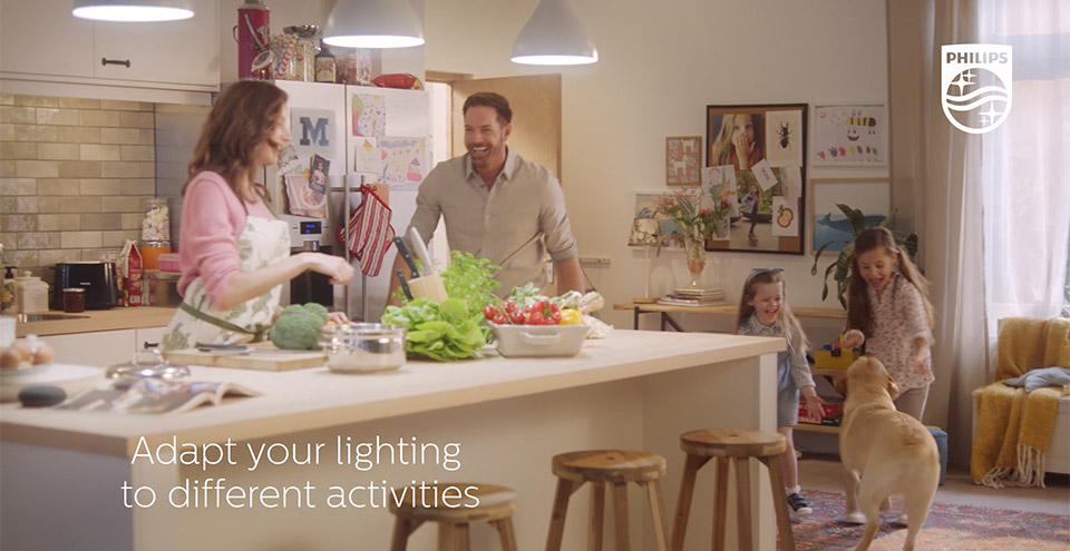 ระบบแสงสว่าง LED Wi-Fi อัจฉริยะของ Google Home