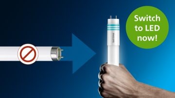 เตรียมพร้อมสำหรับการห้ามใช้หลอดฟลูออเรสเซนต์ของสหภาพยุโรป